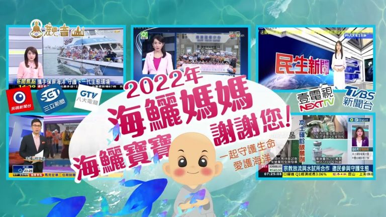 觀音山保育放流 龍德上師保育放流搶救懷孕的海鱺媽媽各家新聞台等媒體熱烈報導